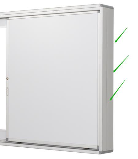 Horizontal Sliding Whiteboard 