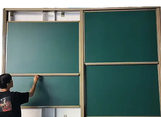 Vertical Push-Pull Blackboard