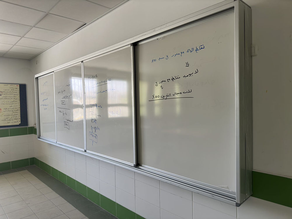 Horizontal Sliding Unit Whiteboard