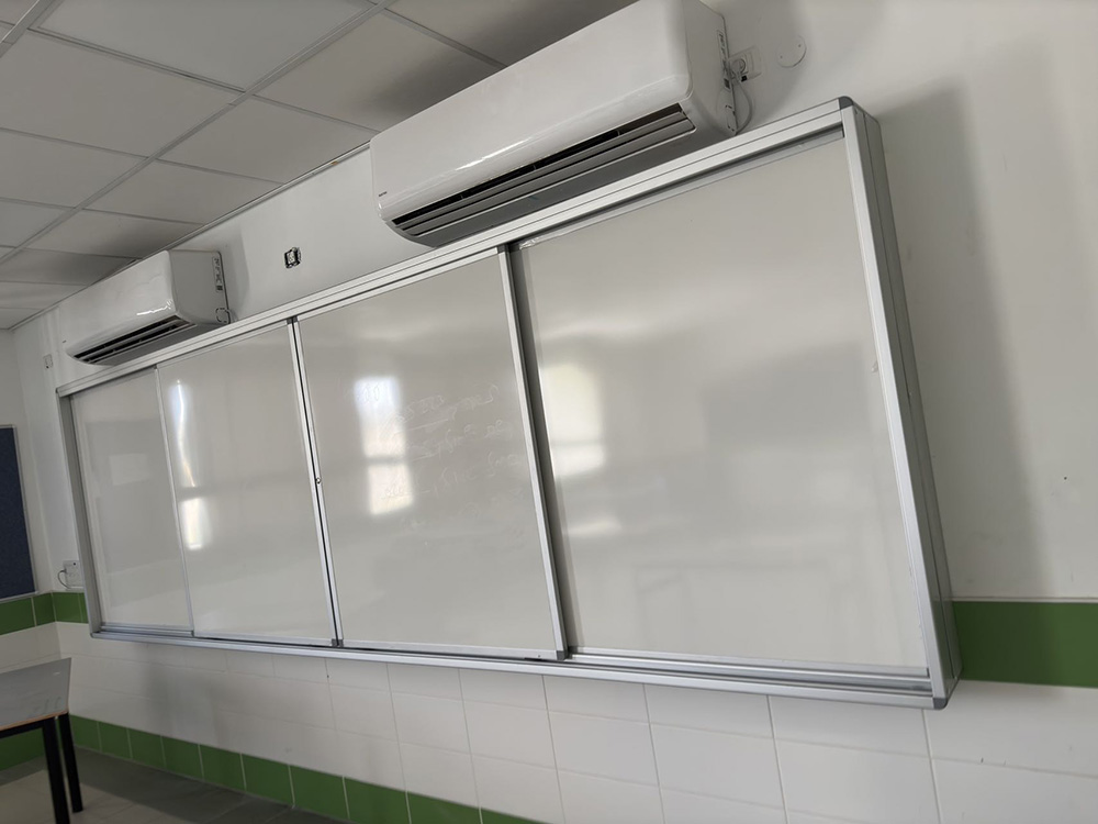 Horizontal Sliding Whiteboard 