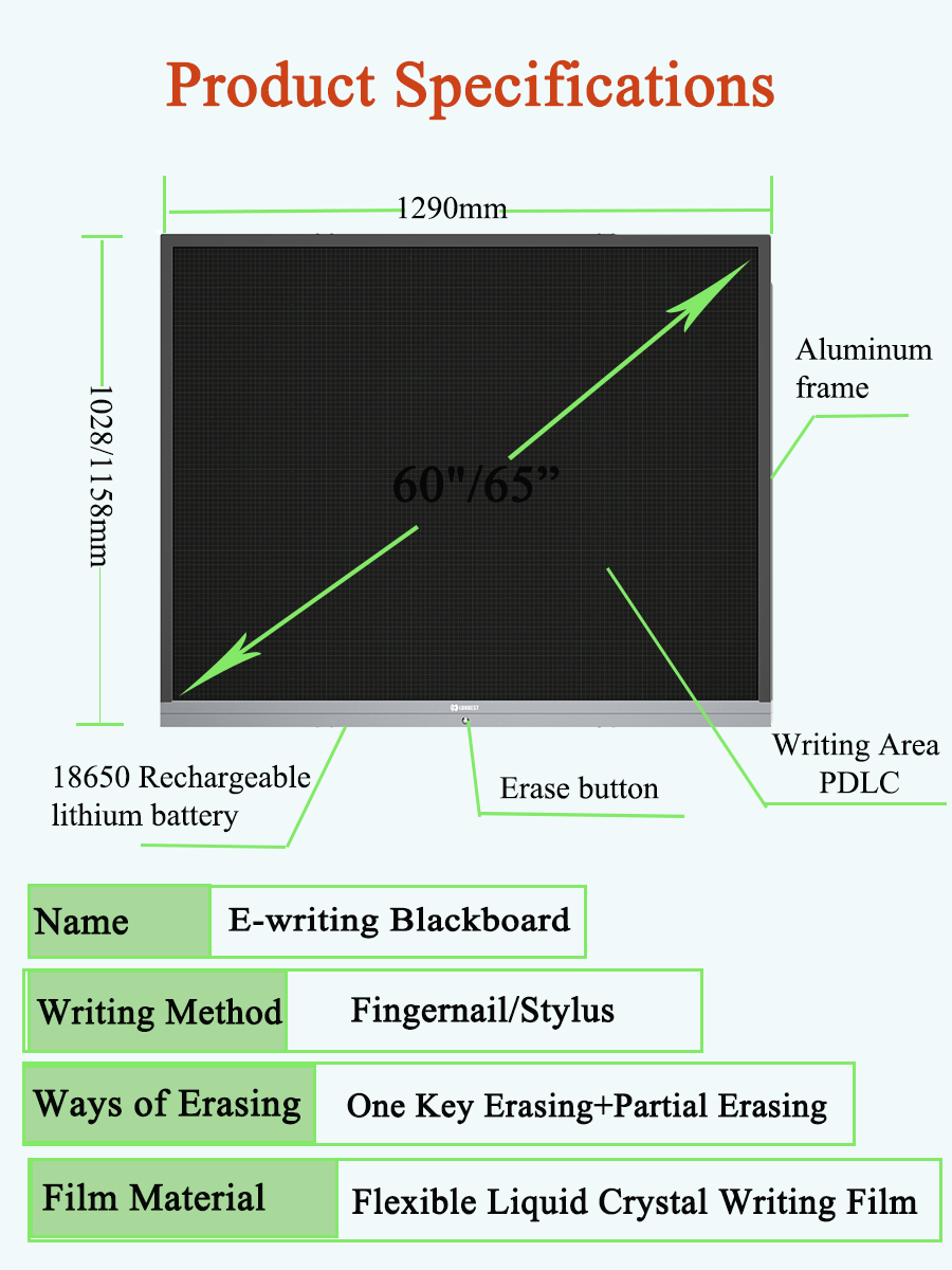 LCD writing blackboard