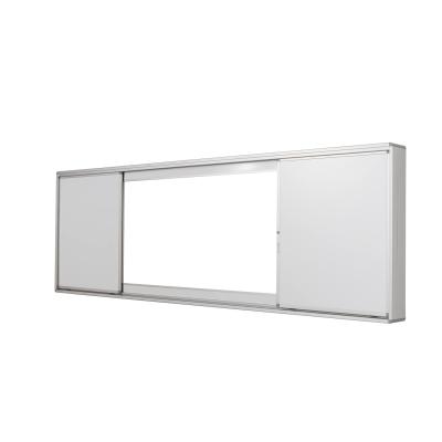 Kombinations-Whiteboard mit horizontaler Schiebeeinheit