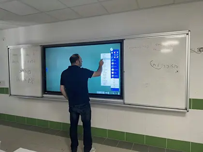 horizontal sliding whiteboards